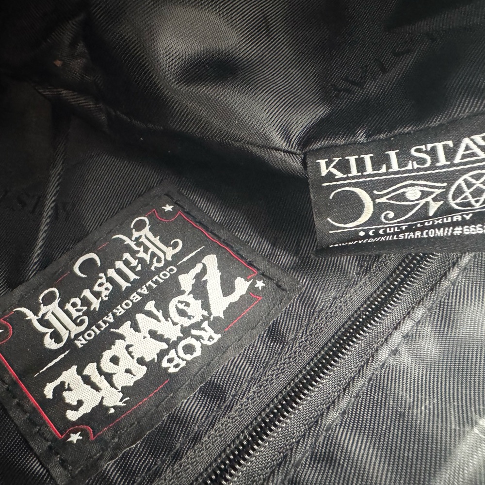 Killstar Rob Zombie Black and Red Handbag Set - Picture 12 of 16